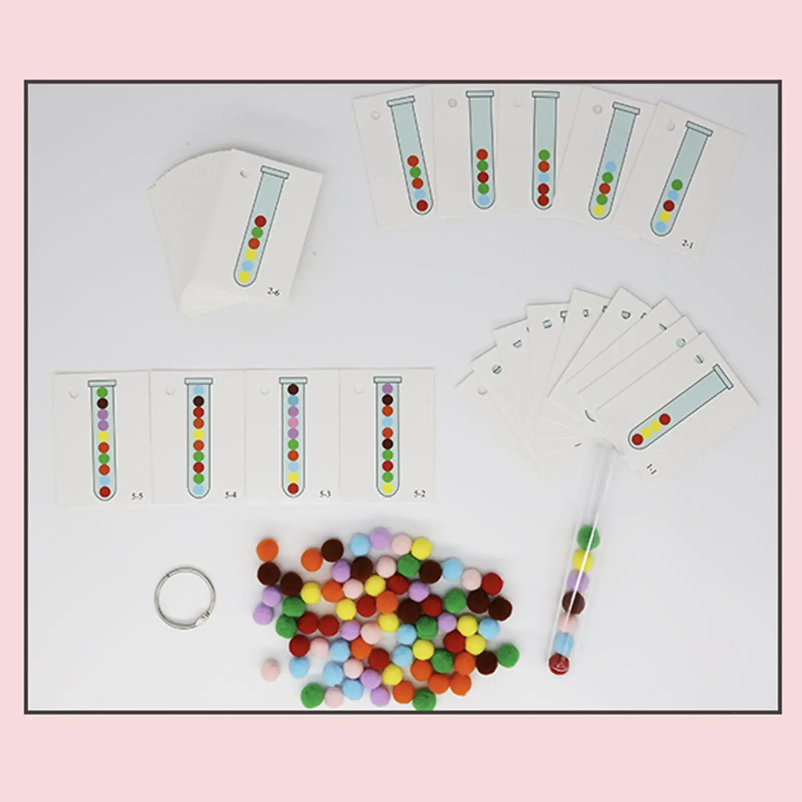 Kids Beads Test Tube Toy Colorful Early Development Activity Toy for Toddlers Kids Children
Kids Beads Test Tube Toy Colorful Early Development Activity Toy for Toddlers Kids Children