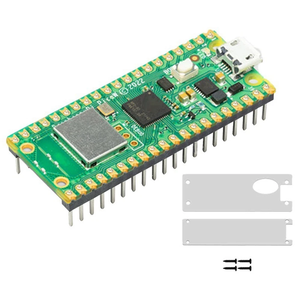 For Pico with WiFi RP2040 Microcontroller Development Board with Acrylic Case, Soldered
For Pico with WiFi RP2040 Microcontroller Development Board with Acrylic Case, Soldered