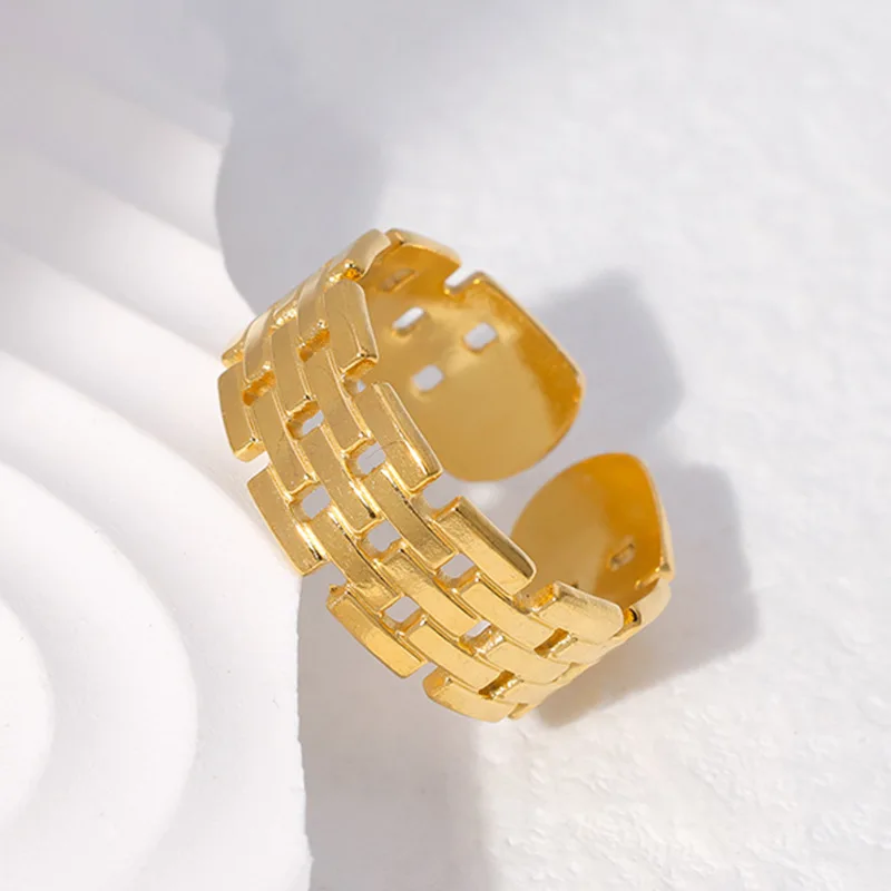 Minimalist Stainless Steel Gold Silver Color Geometric Open Adjustable Ring for Women Men Party Birthday Jewelry Gift
Minimalist Stainless Steel Gold Silver Color Geometric Open Adjustable Ring for Women Men Party Birthday Jewelry Gift