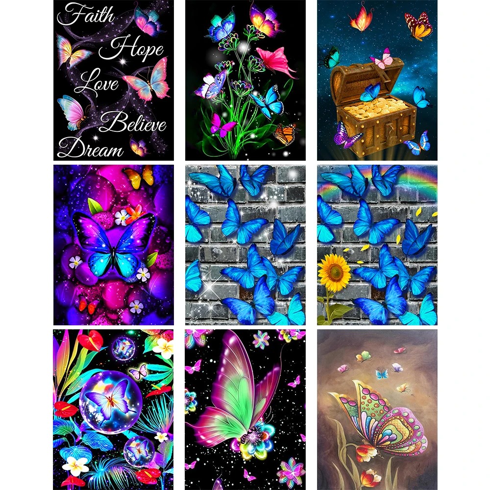 DIY 5D Diamond Painting Butterfly Diamond Embroidery Animal Cross Stitch Rhinestones Full Mosaic Home Decor
DIY 5D Diamond Painting Butterfly Diamond Embroidery Animal Cross Stitch Rhinestones Full Mosaic Home Decor