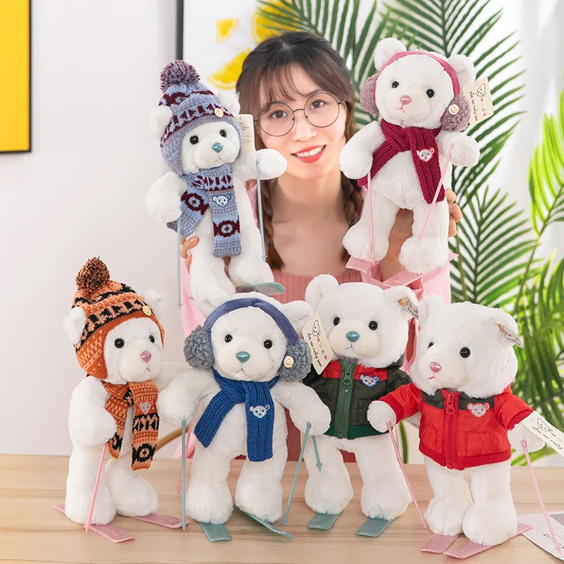 Plush Child Gift Girlfriend Birthday Doll Stuffed Animals Soft Ski Cute Toys For Girls Kawaii Room Decor Peluches Bear
Plush Child Gift Girlfriend Birthday Doll Stuffed Animals Soft Ski Cute Toys For Girls Kawaii Room Decor Peluches Bear