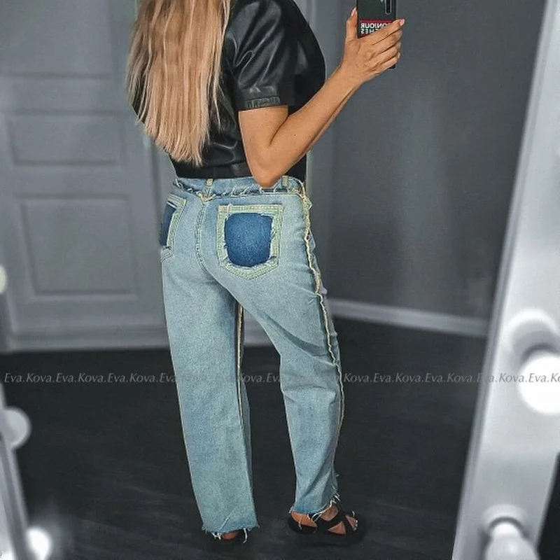 Women Casual High Waist Plus Size Summer Denim Pants 2023 New Wide Leg Jeans Streetwear Vintage Loose Blue Boyfriend Trousers
Women Casual High Waist Plus Size Summer Denim Pants 2023 New Wide Leg Jeans Streetwear Vintage Loose Blue Boyfriend Trousers