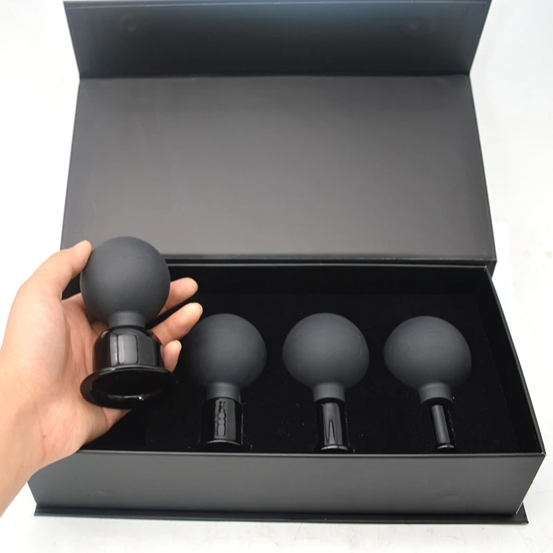 Medical Black Glass+PVC Cupping Set Physical Massage Therapy For Back/Neck Pain Slimming Beauty Cupping Cups
Medical Black Glass+PVC Cupping Set Physical Massage Therapy For Back/Neck Pain Slimming Beauty Cupping Cups
