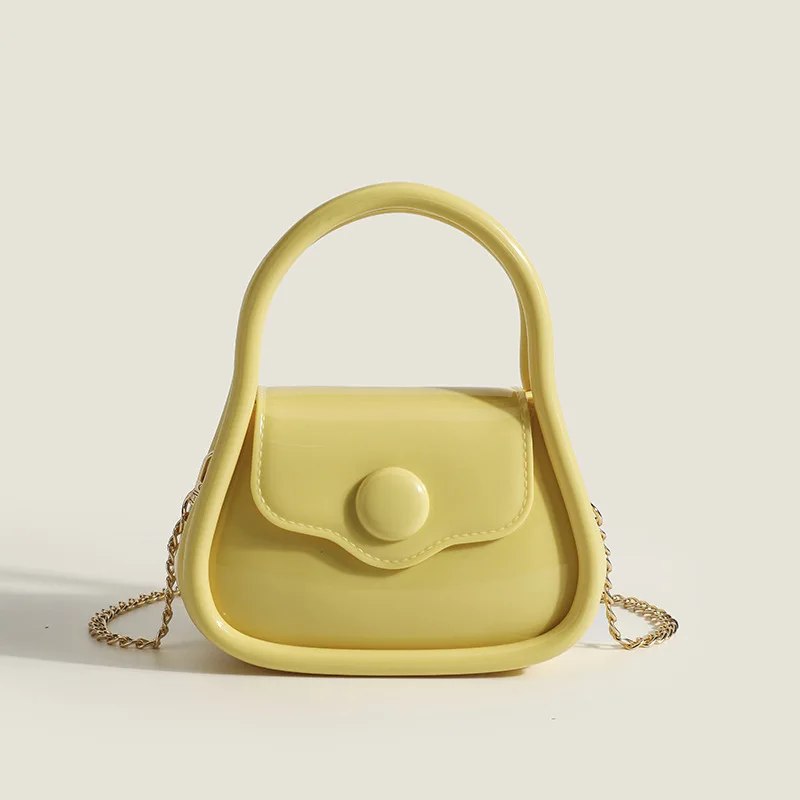 Soft Jelly Bag Women New Mini Chain Small Handbag Summer Niche Design Purse Versatile Portable Messenger Bags 6079
Soft Jelly Bag Women New Mini Chain Small Handbag Summer Niche Design Purse Versatile Portable Messenger Bags 6079