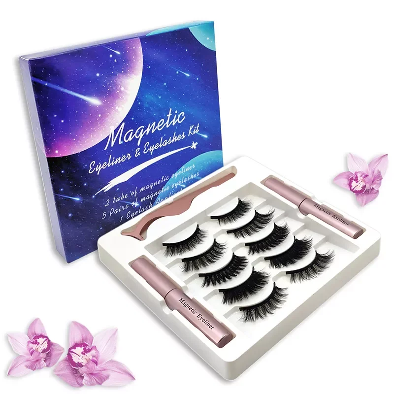 NEW2023 Five Pairs Eyelashes And 2 Sets of liquid Eyeliner Glue Need Natural Eyelashes Set TSLM1
NEW2023 Five Pairs Eyelashes And 2 Sets of liquid Eyeliner Glue Need Natural Eyelashes Set TSLM1