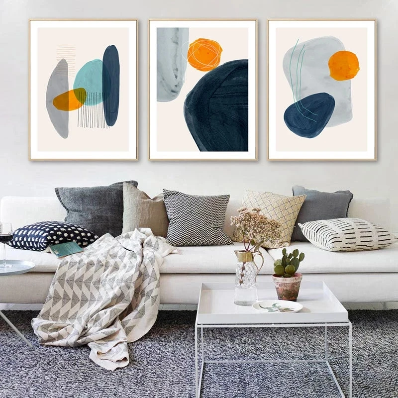 Colorful Geometric Abstract Canvas Painting Scandinavian Wall Art Poster and Prints Modern Wall Pictures for Living Room Decor
Colorful Geometric Abstract Canvas Painting Scandinavian Wall Art Poster and Prints Modern Wall Pictures for Living Room Decor
