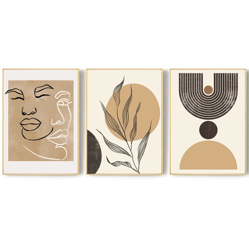 Abstract Lines Face Leaf Poster Print Brown Nordic Plant Geometry Canvas Painting Wall Art Picture for Living Room Home Decor
Abstract Lines Face Leaf Poster Print Brown Nordic Plant Geometry Canvas Painting Wall Art Picture for Living Room Home Decor