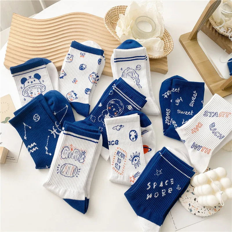 Fashion Harajuku cute cartoon girl socks constellation tube socks cotton four seasons universal Japanese kawaii alphabet socks
Fashion Harajuku cute cartoon girl socks constellation tube socks cotton four seasons universal Japanese kawaii alphabet socks