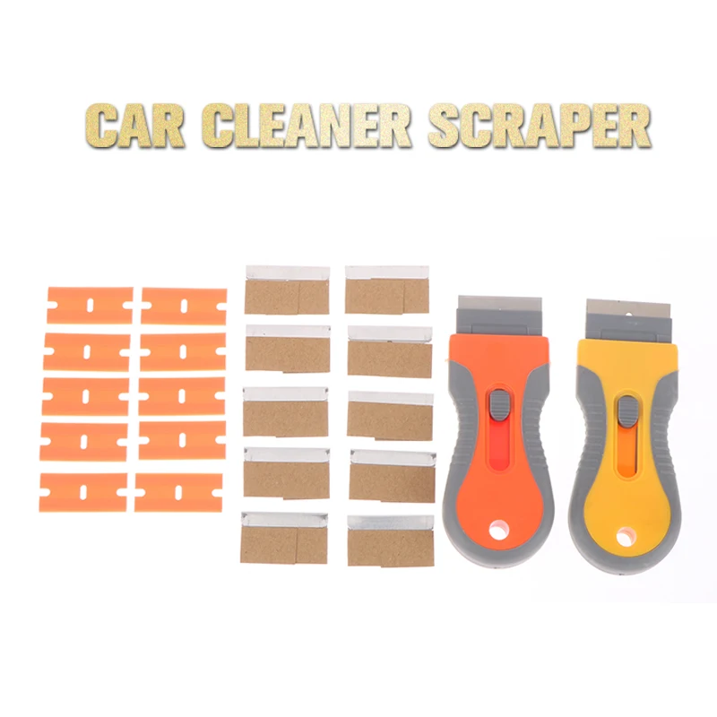 New Car Window Glass Sticker Clean Razor Scraper Ceramic Razor Blade Tint Vinyl Wrap Glue Squeegee Remover Cleaner
New Car Window Glass Sticker Clean Razor Scraper Ceramic Razor Blade Tint Vinyl Wrap Glue Squeegee Remover Cleaner