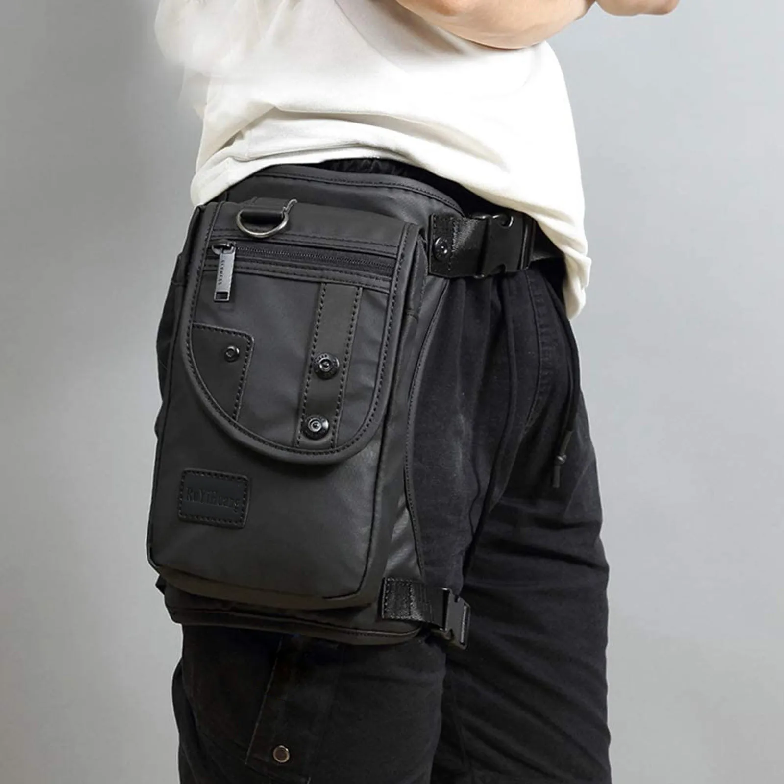 

GL Nylon Drop Legs Bags Fashion Hip Waist Pack Thigh Bum Fanny Packs Multifunction Tactical Riding Male Shoulder Messenger Bag