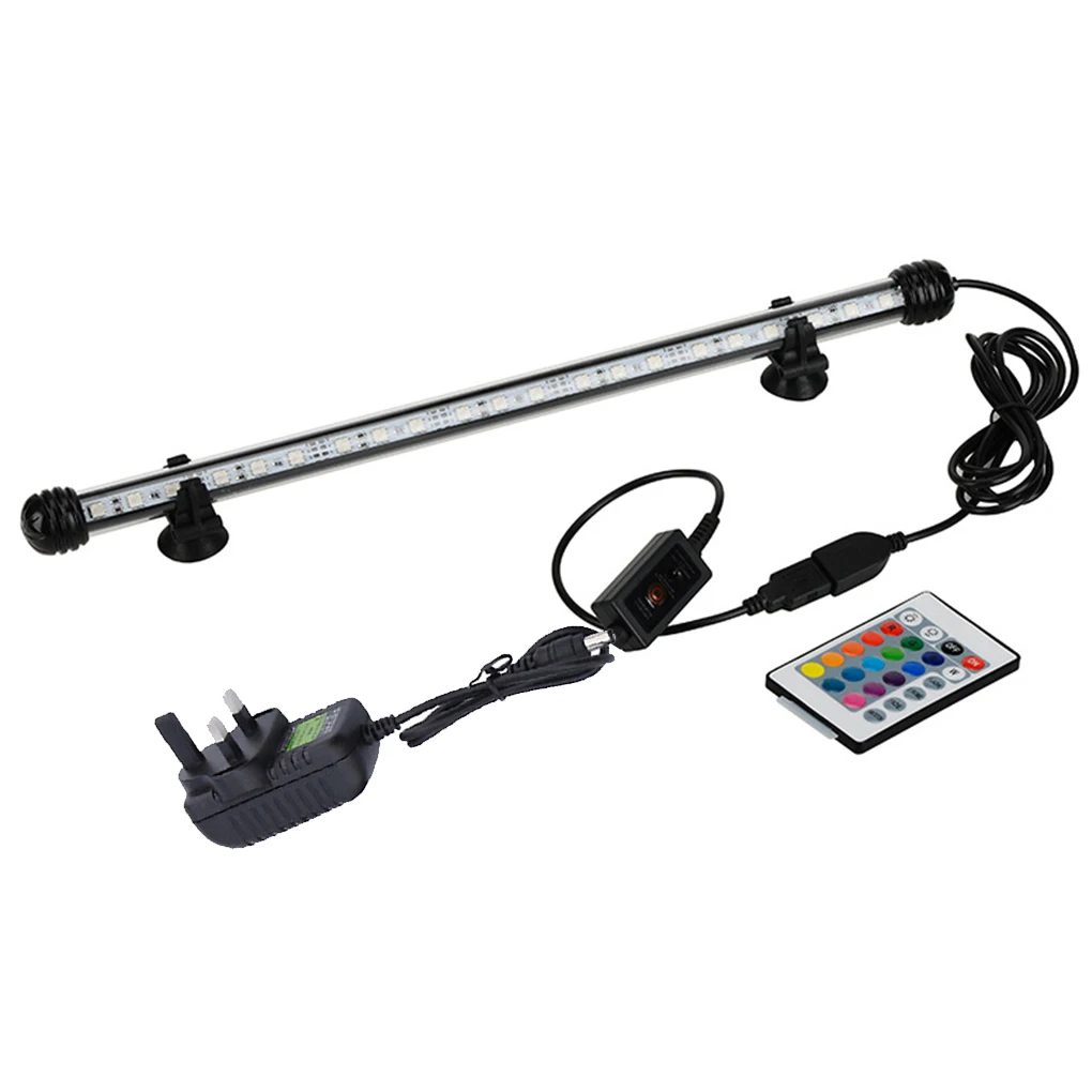 Aquarium Dimmable RGB Light Waterproof Underwear Bar Lamp Remote Control Aquarium Atmosphere Light EU Plug
Aquarium Dimmable RGB Light Waterproof Underwear Bar Lamp Remote Control Aquarium Atmosphere Light EU Plug