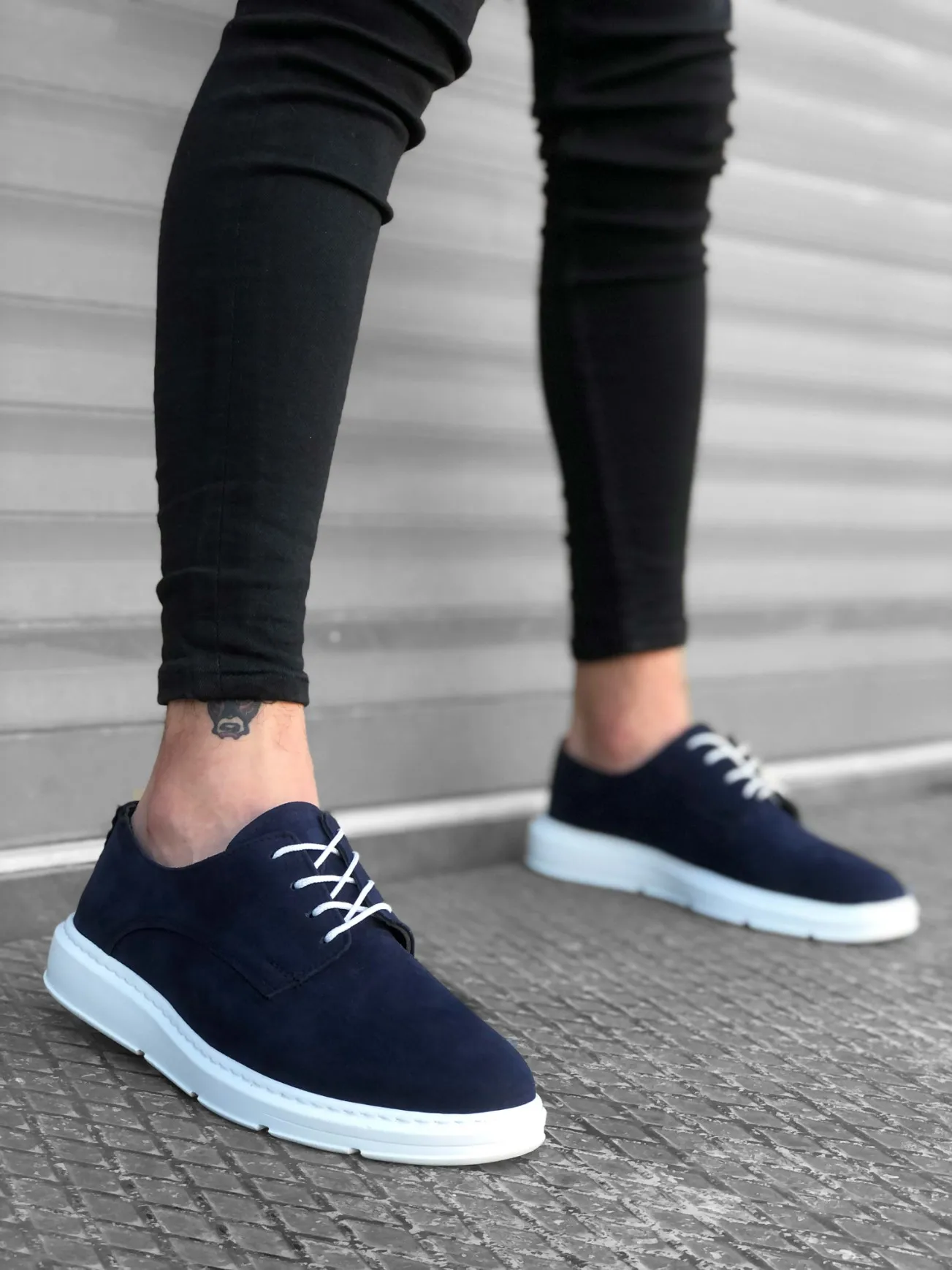 BOA Causal Men Shoes Navy Blue Color White High Sole Suede Laced Original Design Casual Style Social Fashion Summer Fall BA0003
BOA Causal Men Shoes Navy Blue Color White High Sole Suede Laced Original Design Casual Style Social Fashion Summer Fall BA0003