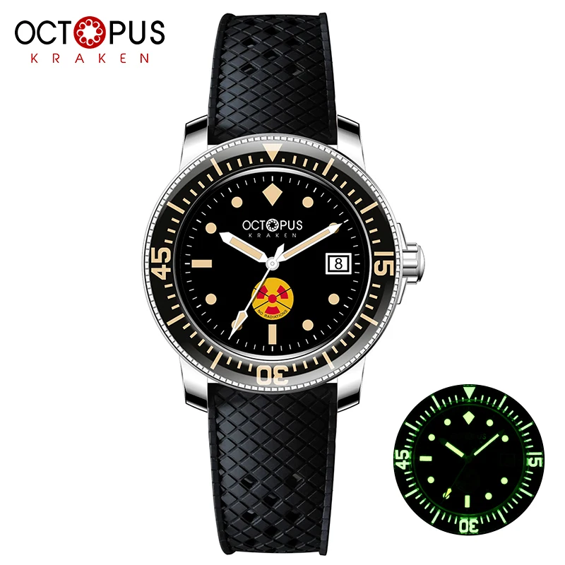 Octopus Kraken Automatic Mechanical Sapphire Bubble Mirror 300m Waterproof Barracuda Radiation-Free Retro Diving Men's Watch
Octopus Kraken Automatic Mechanical Sapphire Bubble Mirror 300m Waterproof Barracuda Radiation-Free Retro Diving Men's Watch