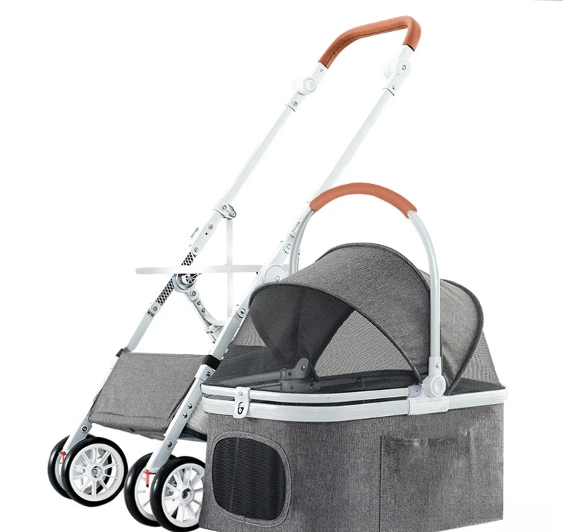 High quality separable pet cart, one car, three use adjustable handle, high and low cat and dog universal pet cart, dog cart
High quality separable pet cart, one car, three use adjustable handle, high and low cat and dog universal pet cart, dog cart