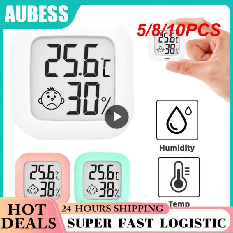 5/8/10PCS Humidity Gauge Meter Gauge Weather Station Mini Upgrade Temperature Humidity Meter Sensor Smiley Lcd Digital
5/8/10PCS Humidity Gauge Meter Gauge Weather Station Mini Upgrade Temperature Humidity Meter Sensor Smiley Lcd Digital