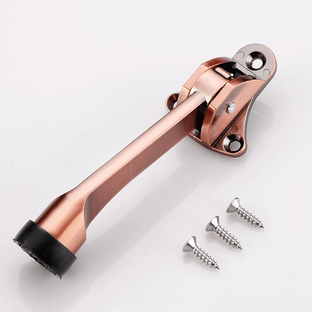 1PC Kickdown Door Stopper Zinc Alloy Foot-Operated Lever Door Stop Non-Slip Rubber Doorstops Garden Home Decoration
1PC Kickdown Door Stopper Zinc Alloy Foot-Operated Lever Door Stop Non-Slip Rubber Doorstops Garden Home Decoration