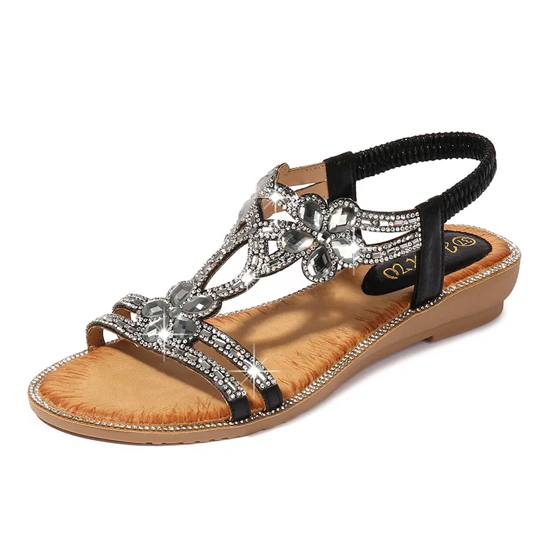 Women Summer Open Toe Outdoor Slip On Beach Shoes Female Flat Heel Bohemian Sandals Ladies Breathable Shoes Walking Shoes
Women Summer Open Toe Outdoor Slip On Beach Shoes Female Flat Heel Bohemian Sandals Ladies Breathable Shoes Walking Shoes