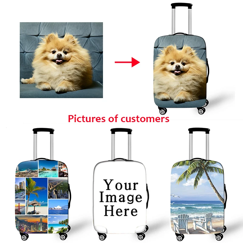 Customize Your Name Logo Image Luggage Cover Travel Accessories 18-28 Inch Elastic Suitcase Protective Covers Anti-dust Cover
Customize Your Name Logo Image Luggage Cover Travel Accessories 18-28 Inch Elastic Suitcase Protective Covers Anti-dust Cover
