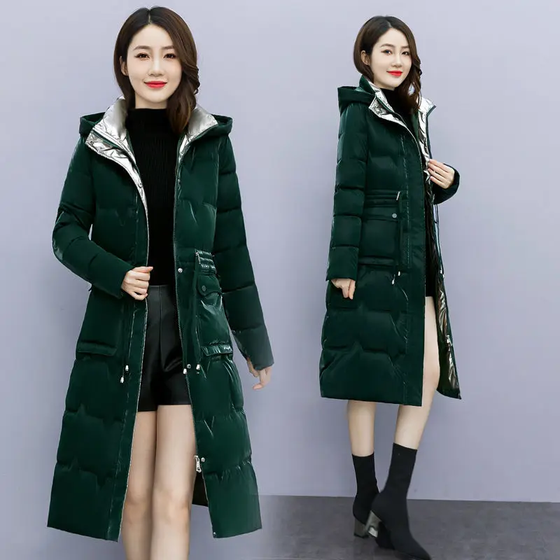 2022 Winter Women Fashion Warm Cotton Padded Jackets Female Long Thicken Warm Overcoats Ladies Solid Color Hooded Coats W446
2022 Winter Women Fashion Warm Cotton Padded Jackets Female Long Thicken Warm Overcoats Ladies Solid Color Hooded Coats W446