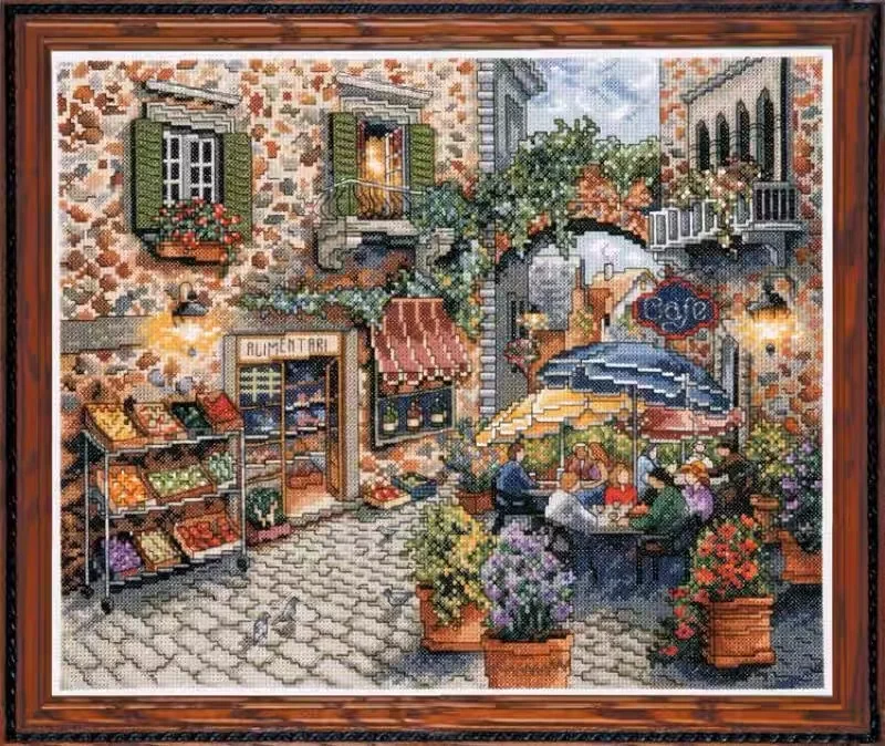DW 02735 Roadside Cafe 44-38 Cross Stitch Kit 18ct 14ct 16CT 28ct fabric cloth cotton thread embroidery handmade cross stitch
DW 02735 Roadside Cafe 44-38 Cross Stitch Kit 18ct 14ct 16CT 28ct fabric cloth cotton thread embroidery handmade cross stitch