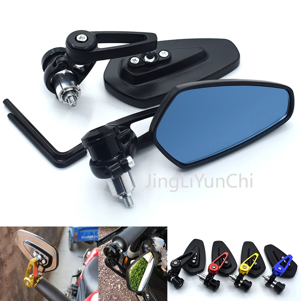 

Universal 7/8" 22mm Motorcycle Handlebar Aluminum Rear View Mirrors For YAMAHA MT-07 MT-09 MT07 MT09 R1 R6 R15 R25 FZ6 FZ6R XJ6