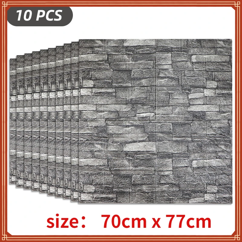 3D Wall Stickers Self Adhesive Waterproof Thermal Foam Wallboard Home Decoration TV Backdrop
3D Wall Stickers Self Adhesive Waterproof Thermal Foam Wallboard Home Decoration TV Backdrop
