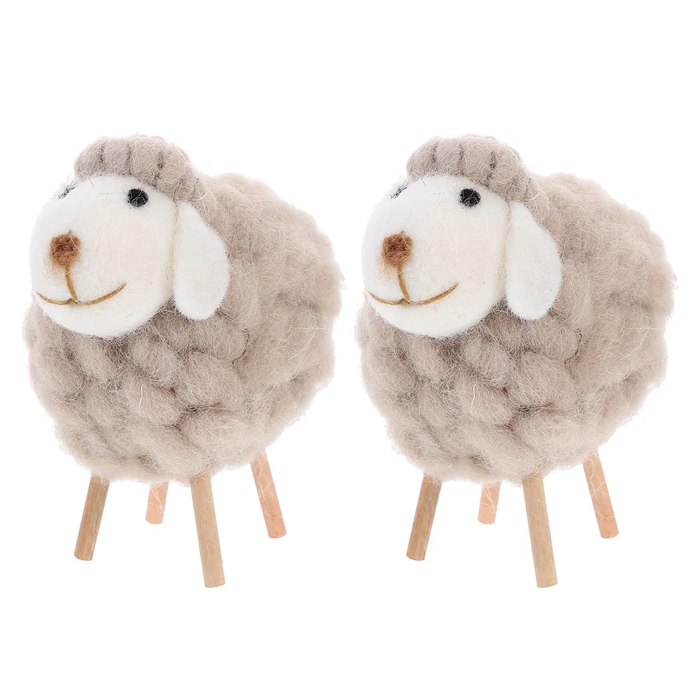 2pcs Creative Decorative Adorable Felt Sheep Ornament Christmas Decoration Felt Sheep Decoration
2pcs Creative Decorative Adorable Felt Sheep Ornament Christmas Decoration Felt Sheep Decoration