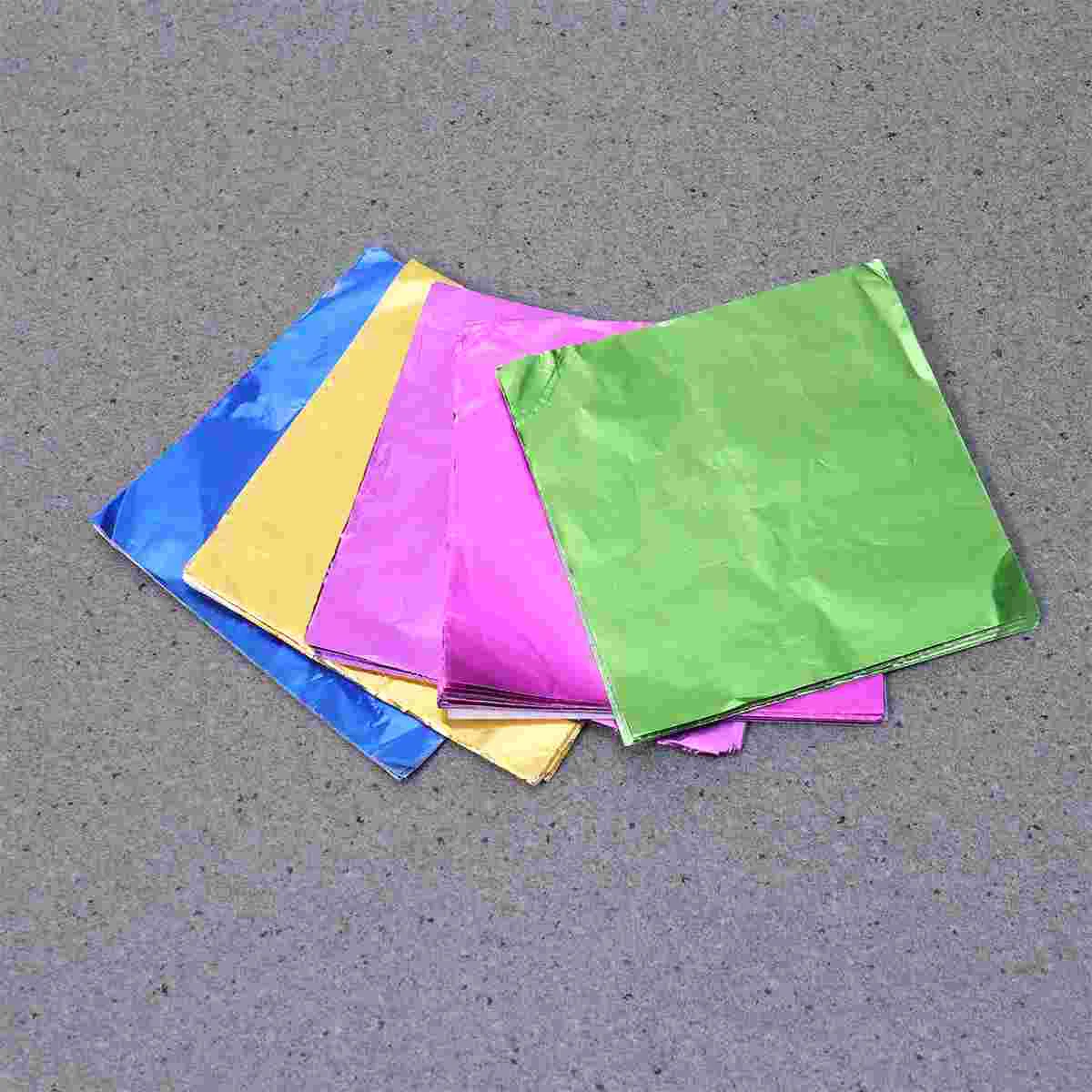 Paper Wrapping Square Aluminium Chocolate Wrappers Craft Leaf Candy Sheet Packaging Metal Gold Lolly Food Decorative Sheets Gift
Paper Wrapping Square Aluminium Chocolate Wrappers Craft Leaf Candy Sheet Packaging Metal Gold Lolly Food Decorative Sheets Gift