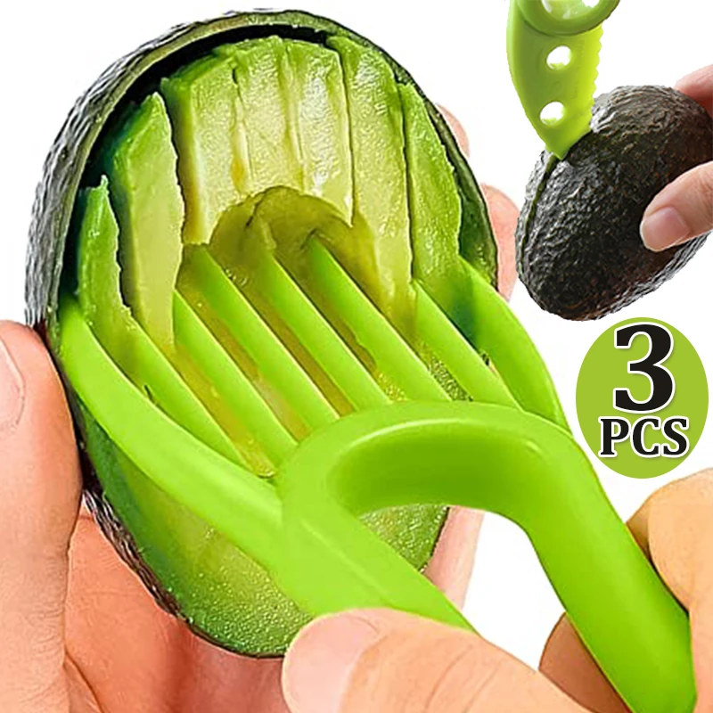 3-in-1 Avocado Peelers Creative Shea Corer Butter Pitaya Kiwi Cutting Plastic Knife Kitchen Vegetable Fruit Cutter Gadgets
3-in-1 Avocado Peelers Creative Shea Corer Butter Pitaya Kiwi Cutting Plastic Knife Kitchen Vegetable Fruit Cutter Gadgets