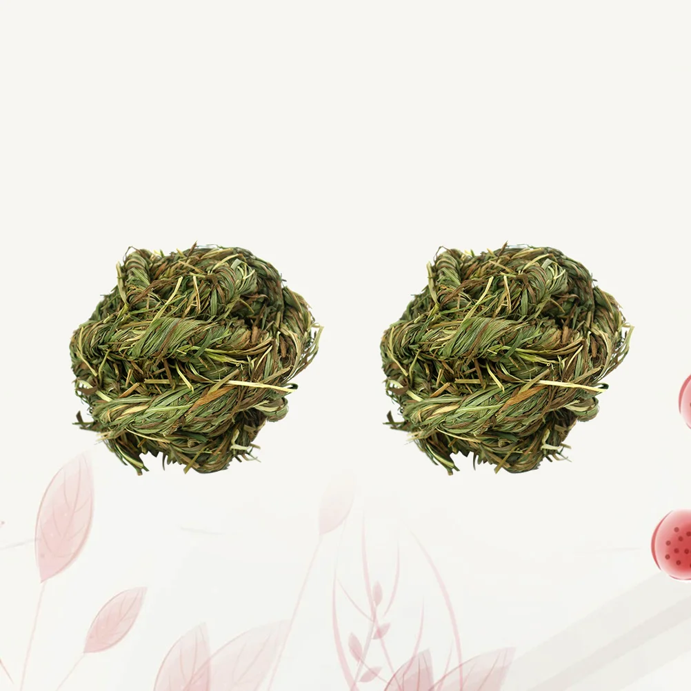 2Pc Cane Ball Nontoxic Small Portative Durable Grass Rope Ball Cane Ball for Little Pets
2Pc Cane Ball Nontoxic Small Portative Durable Grass Rope Ball Cane Ball for Little Pets