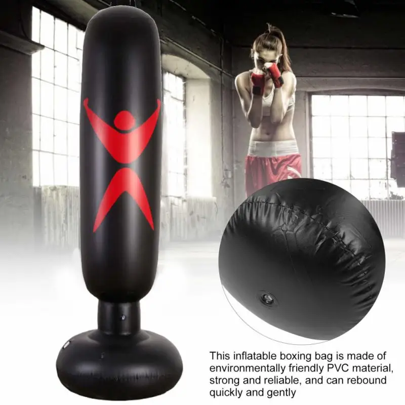 Boxing Punching Bag 160cm Thickening High Quality Pressure Relief Inflatable Fitness Training Boxing Sack Boxing Pillar Pvc
Boxing Punching Bag 160cm Thickening High Quality Pressure Relief Inflatable Fitness Training Boxing Sack Boxing Pillar Pvc