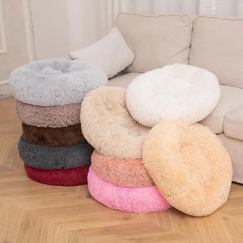 Round Cat Bed Super Soft Long Plush Dog Kennel Mat Puppy Round Cushion Portable Animal Sleeping Supplies Cats Winter Warm Bed
Round Cat Bed Super Soft Long Plush Dog Kennel Mat Puppy Round Cushion Portable Animal Sleeping Supplies Cats Winter Warm Bed