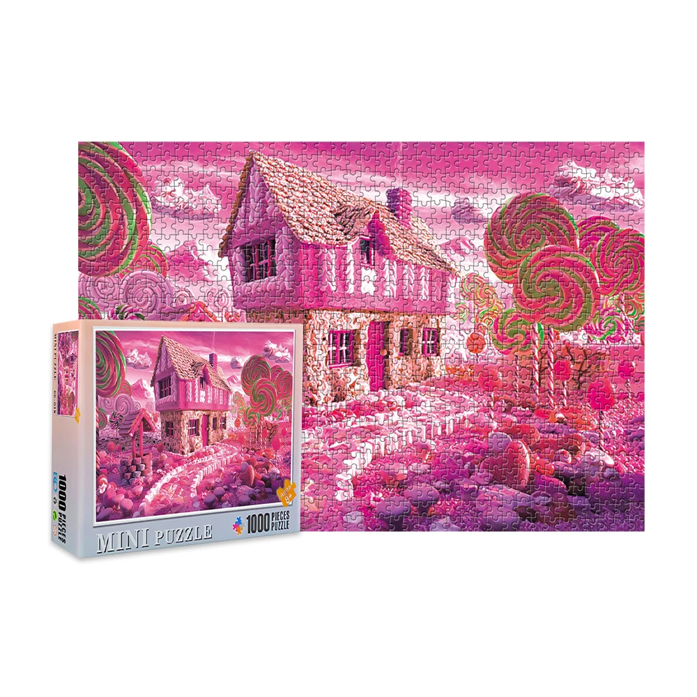 38*26cm Mini Puzzle 1000 Pieces Puzzles Adults Paper Mini Hell Jigsaw DIY Puzzle Toys Creative Birthday Gift Can Be Customized
38*26cm Mini Puzzle 1000 Pieces Puzzles Adults Paper Mini Hell Jigsaw DIY Puzzle Toys Creative Birthday Gift Can Be Customized