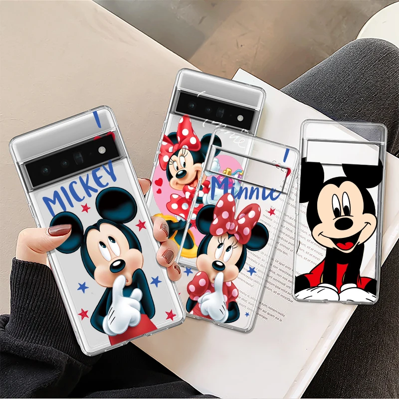 Mickey&Minnie Mouse For Google Pixel 8 7 6 Pro 6a 5 5a 4 4a XL 5G Transparent Phone Case Cover Shell
Mickey&Minnie Mouse For Google Pixel 8 7 6 Pro 6a 5 5a 4 4a XL 5G Transparent Phone Case Cover Shell