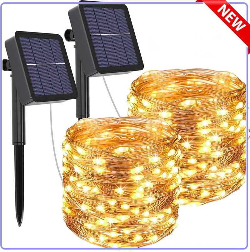 22M Outdoor Solar String Lights 1 Pack Waterproof Powered Fairy Lights 8 Modes Solar Copper Wire Fairy Lights for Xmas Patio
22M Outdoor Solar String Lights 1 Pack Waterproof Powered Fairy Lights 8 Modes Solar Copper Wire Fairy Lights for Xmas Patio