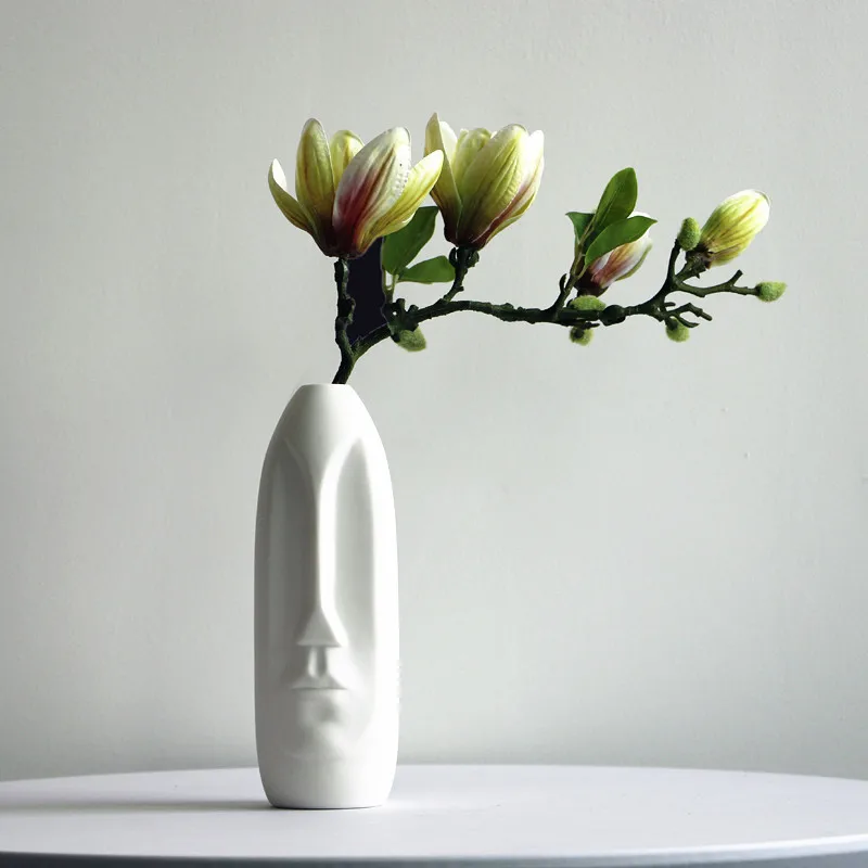 Abstract Human Portrait Ceramic Vases Nordic Modern Office Home Living Room Decoration Porcelain Flower Pot Shelf Table Ornament
Abstract Human Portrait Ceramic Vases Nordic Modern Office Home Living Room Decoration Porcelain Flower Pot Shelf Table Ornament