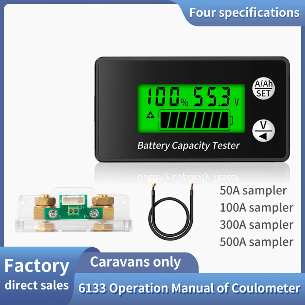 DC Battery Voltmeter DC 8V-100V Capacity Indicator Power Meter Lithium LiFePO4 lead-acid cell 12V 24V 48V for 6133A LCD Battery
DC Battery Voltmeter DC 8V-100V Capacity Indicator Power Meter Lithium LiFePO4 lead-acid cell 12V 24V 48V for 6133A LCD Battery