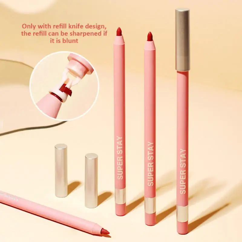 1Pc Cosmetic Lipstick Pen Professional Matte Waterproof Lady Charming Lip Liner Contour Makeup Lipstick Tool Comestics Wholesale
1Pc Cosmetic Lipstick Pen Professional Matte Waterproof Lady Charming Lip Liner Contour Makeup Lipstick Tool Comestics Wholesale