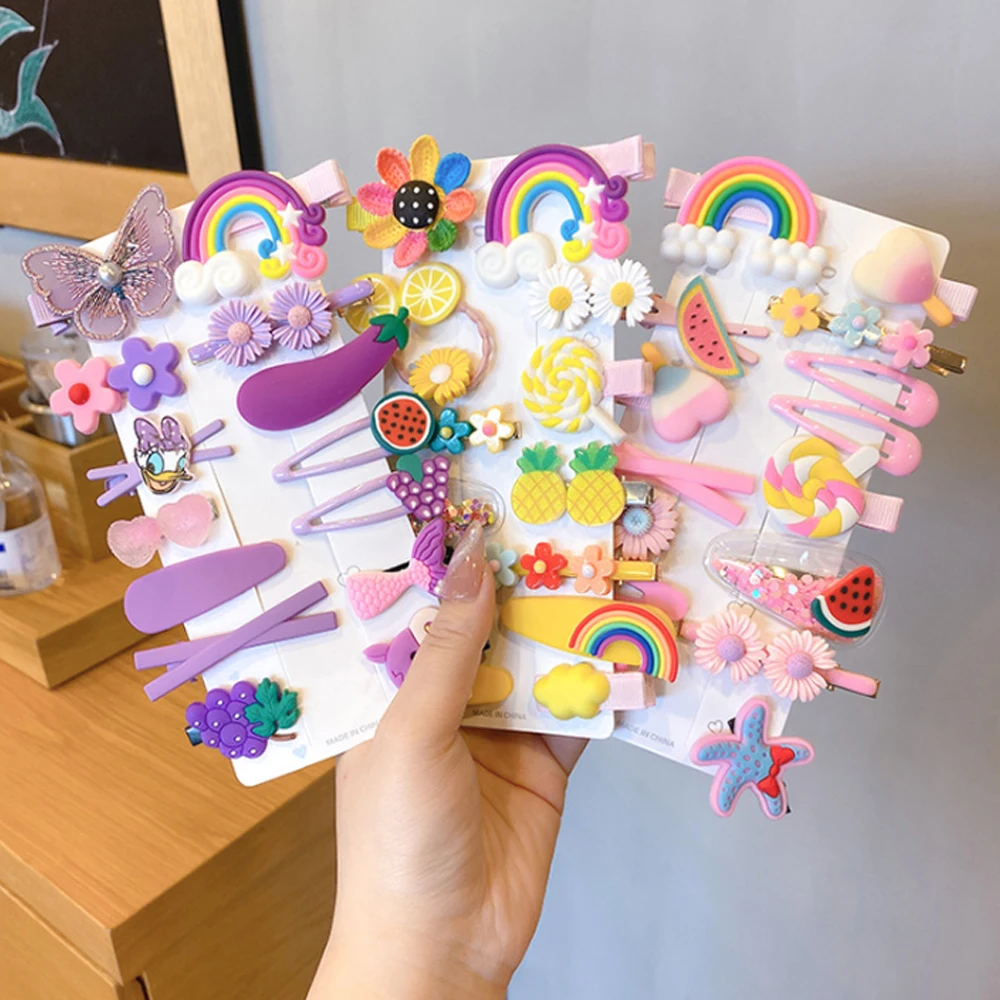 1Set Lovely Cartoon Fruit Animal Floral Hair Clip For Children Girls Hairpins Fashion Cute Headdress Kid's Hair Accessories Gift
1Set Lovely Cartoon Fruit Animal Floral Hair Clip For Children Girls Hairpins Fashion Cute Headdress Kid's Hair Accessories Gift