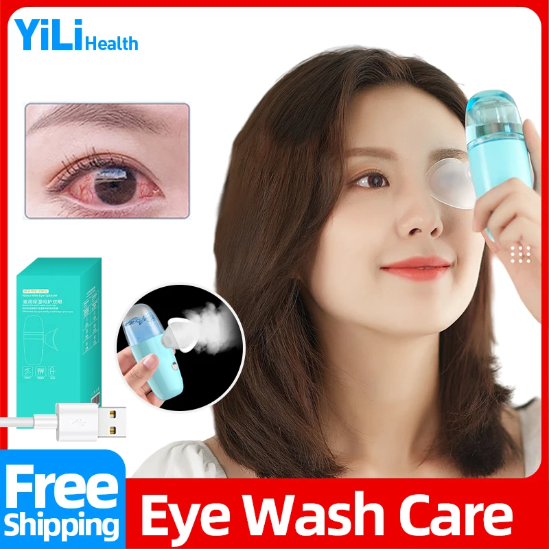 Nano Mist Sprayer Eye Washer Care For Eyesight Improvement Bloodshot Eyes Eyestrain Eye Itchy Pain Dry Relief Usb Charging
Nano Mist Sprayer Eye Washer Care For Eyesight Improvement Bloodshot Eyes Eyestrain Eye Itchy Pain Dry Relief Usb Charging