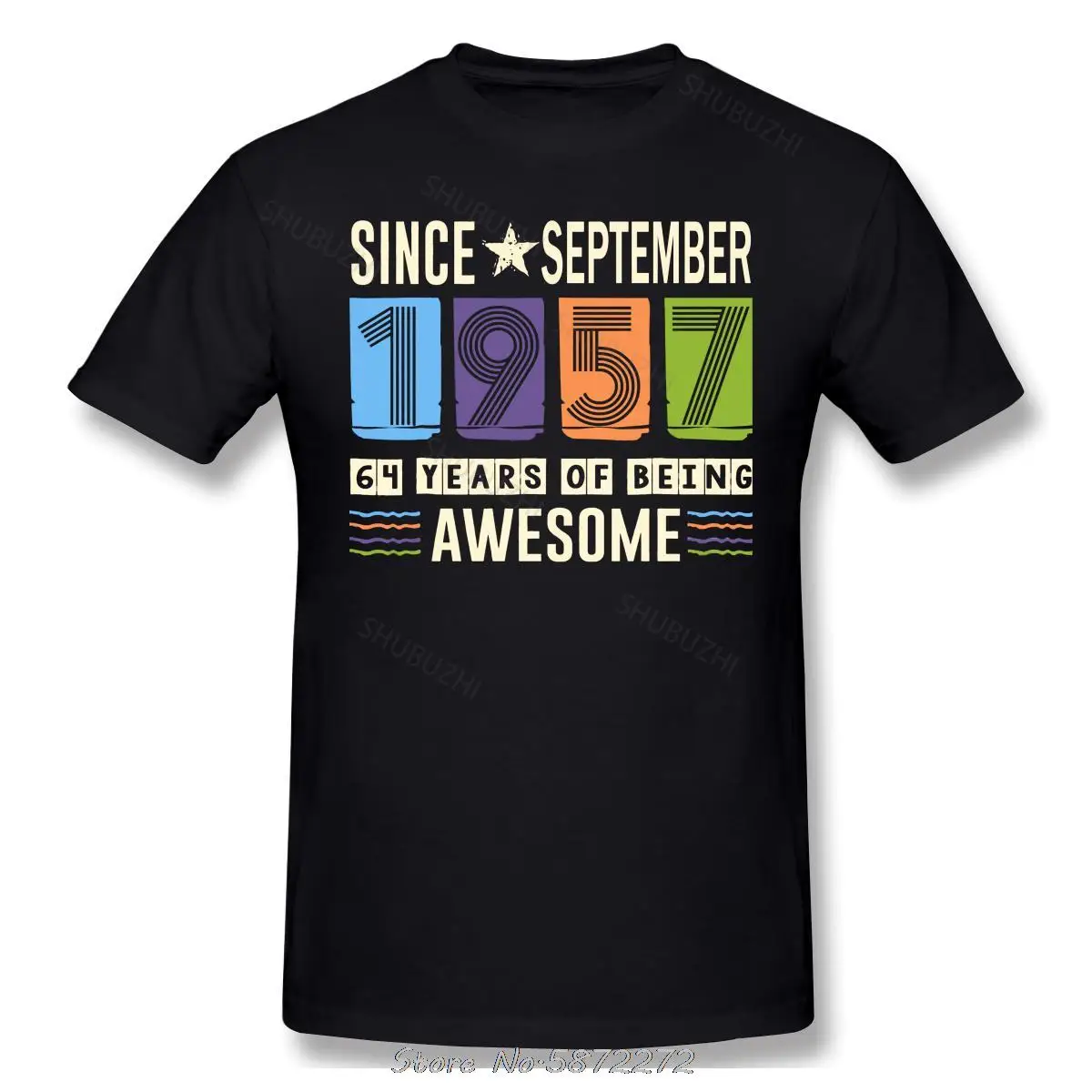 Awesome Since September 1957 65 Years Birthday Gift T Shirt men Oversized Cotton Short Sleeve Shirts Tees Harajuku Sweatshirt
Awesome Since September 1957 65 Years Birthday Gift T Shirt men Oversized Cotton Short Sleeve Shirts Tees Harajuku Sweatshirt