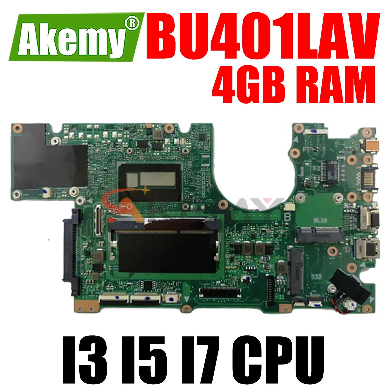 BU401LAV Motherboard I3-4th Gen I5-4th Gen I7-4th CPU 4GB RAM UMA for ASUS BU401L BU401LA BU401LG Laptop Motherboard Mainboard
BU401LAV Motherboard I3-4th Gen I5-4th Gen I7-4th CPU 4GB RAM UMA for ASUS BU401L BU401LA BU401LG Laptop Motherboard Mainboard