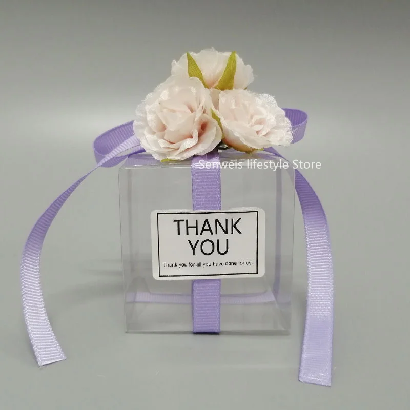 10PCS Flower Candy Box Romantic Rose Transparent Gift Box Wedding Favors for Guest Party Supplies Small Floral Packaging Bags
10PCS Flower Candy Box Romantic Rose Transparent Gift Box Wedding Favors for Guest Party Supplies Small Floral Packaging Bags