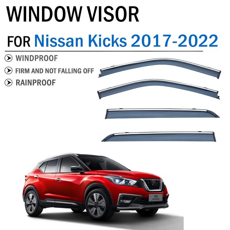 2017 2018 2019 2020 2021 2022 Козырек для автомобильного окна Nissan Kicks 2017-2022 автомобильный