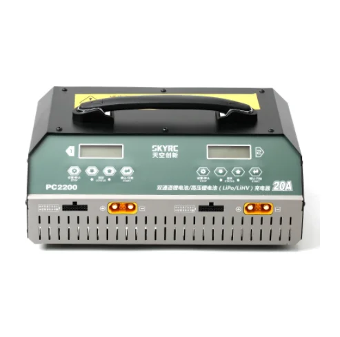 Skyrc PC2200 Dual Channel 12S Lipo Lader 2100W/20A Dual Channel Drone Lithium Batterij Oplader PC2200 Voor uav
Skyrc PC2200 Dual Channel 12S Lipo Lader 2100W/20A Dual Channel Drone Lithium Batterij Oplader PC2200 Voor uav