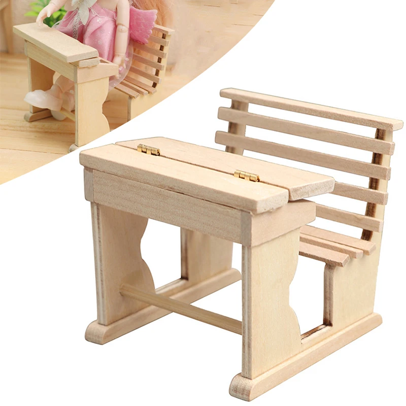 1pc 1:12 Dollhouse Miniature Wooden Furniture Toy Simulation School Desk Table Model DIY Accessories
1pc 1:12 Dollhouse Miniature Wooden Furniture Toy Simulation School Desk Table Model DIY Accessories