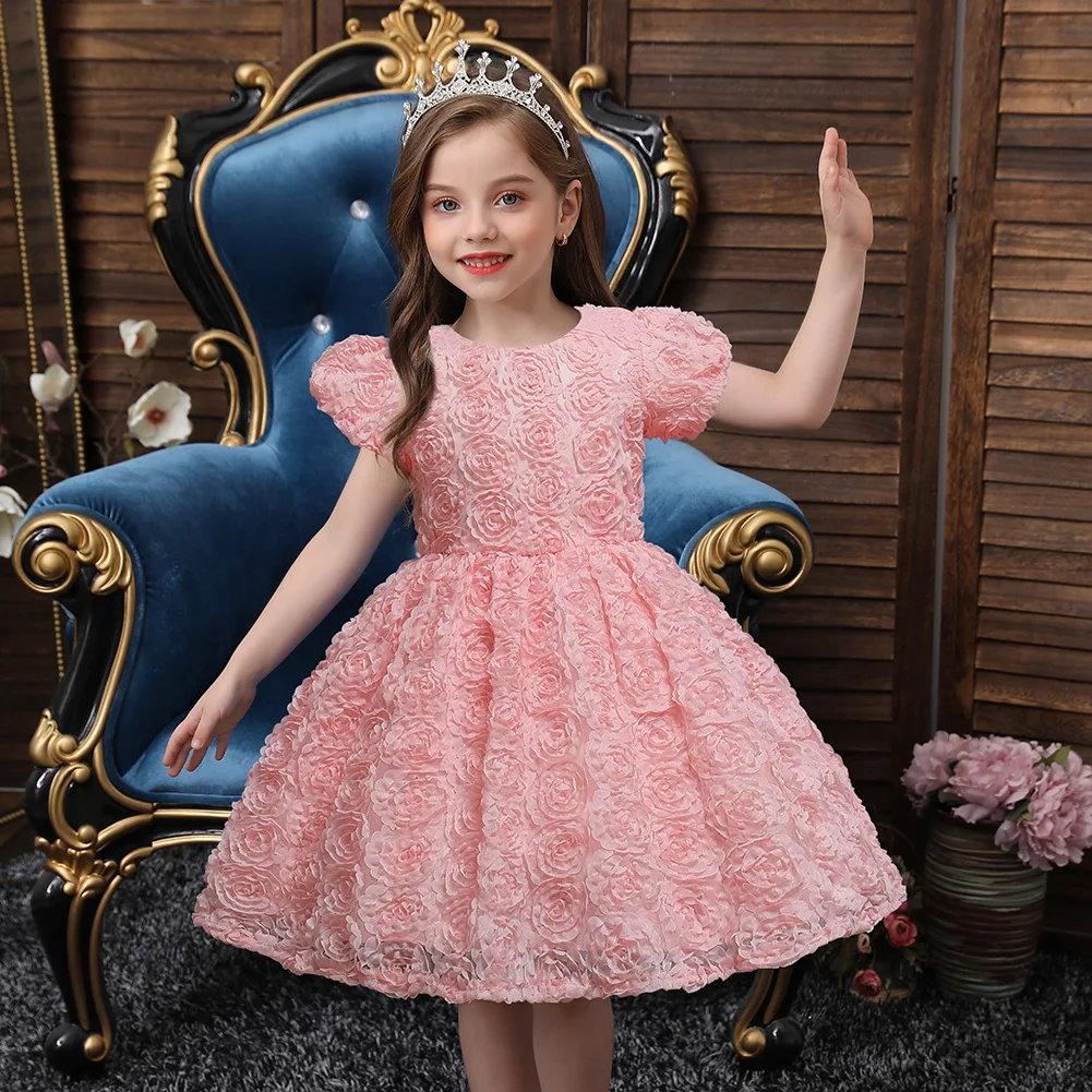 Summer Lace Princess Dresses for Kids 1-8 Year Birthday Dress Flowers Girls Dress Children's Birthday Party Costume Infant Dress
Summer Lace Princess Dresses for Kids 1-8 Year Birthday Dress Flowers Girls Dress Children's Birthday Party Costume Infant Dress