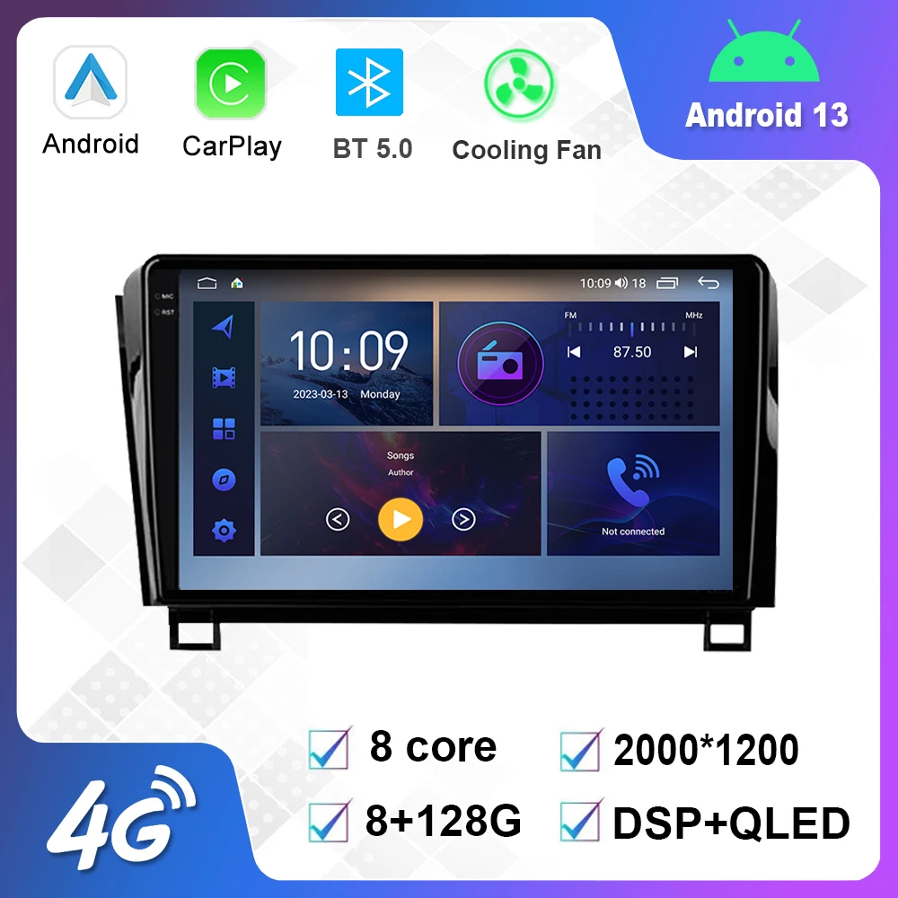 9 Inch Android 12.0 Multimedia Player Auto Radio For Toyota Tundra XK50 2007-2013 Sequoia XK60 2008-2017 GPS Carplay 4G WiFi DSP
9 Inch Android 12.0 Multimedia Player Auto Radio For Toyota Tundra XK50 2007-2013 Sequoia XK60 2008-2017 GPS Carplay 4G WiFi DSP