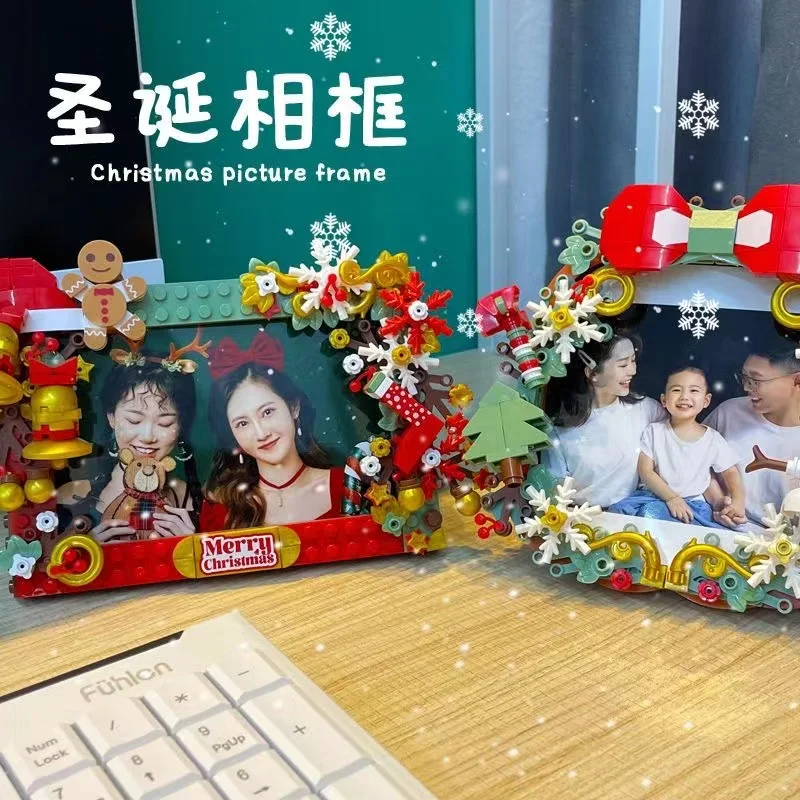 JAKI Jiaqi Building Block Christmas Photo Frame Assembled Ornament Toy for Girlfriend Christmas Eve Gift
JAKI Jiaqi Building Block Christmas Photo Frame Assembled Ornament Toy for Girlfriend Christmas Eve Gift