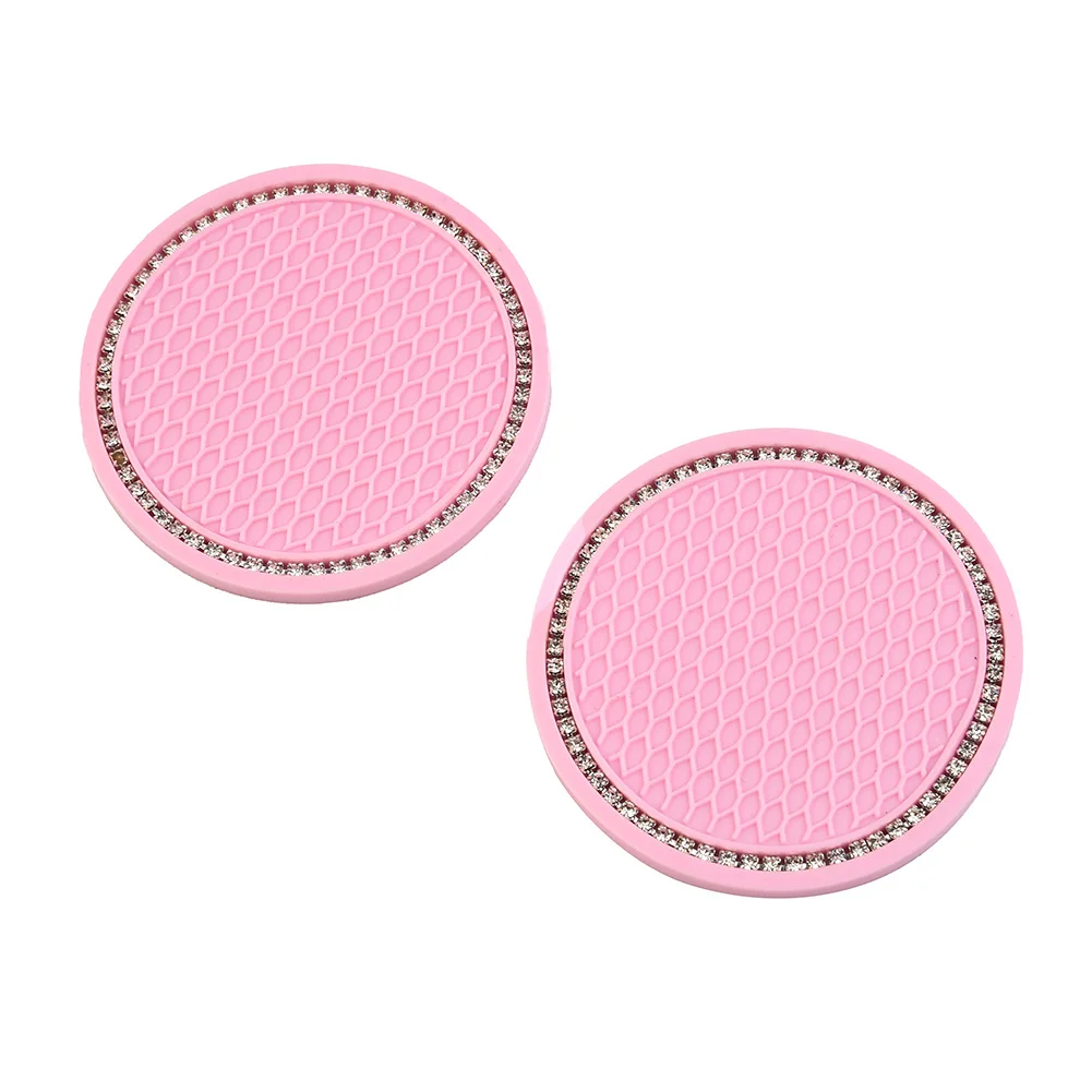 Durable High Quality Practical Useful Vehicle Cup Holder Mat Interior Pad Rhinestones Universal 2pcs Set 7cm Dia
Durable High Quality Practical Useful Vehicle Cup Holder Mat Interior Pad Rhinestones Universal 2pcs Set 7cm Dia